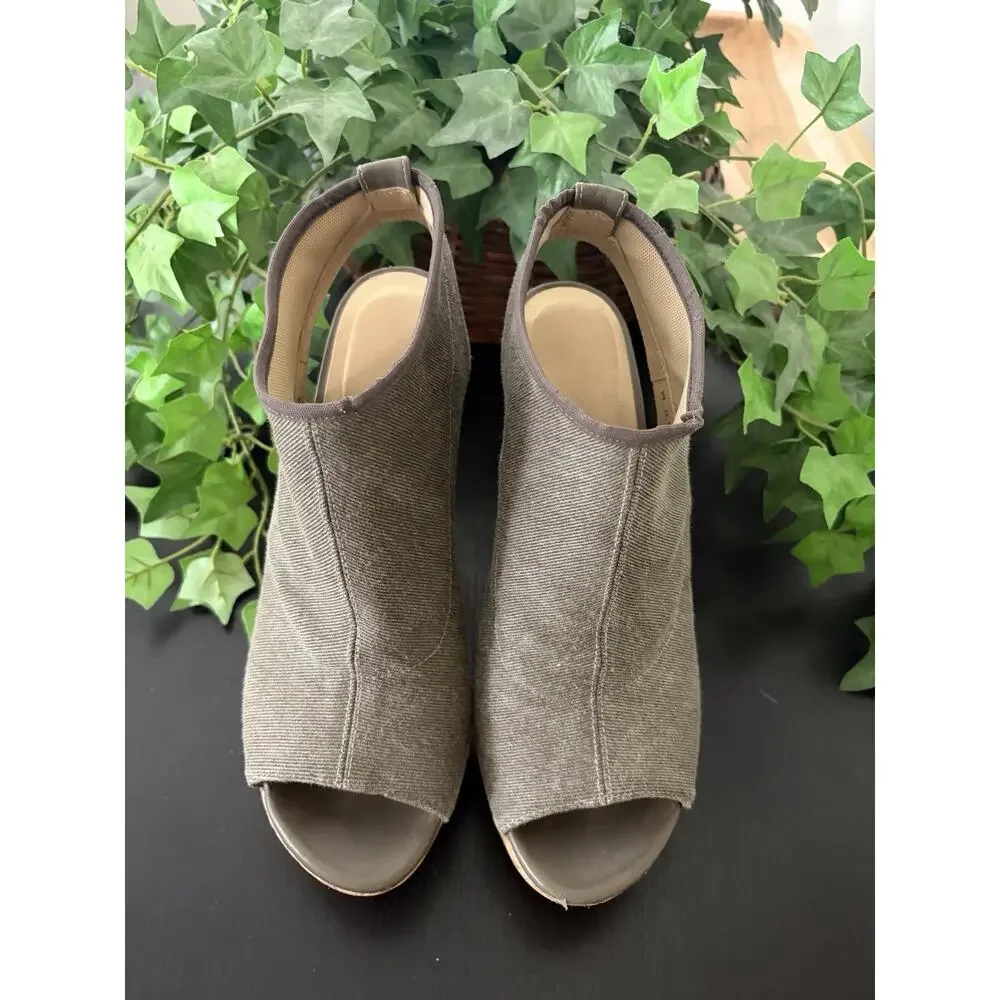 CLOSET CLEAN OUT STUART WEITZMAN PLATFORM CORK HEELS SLIDES SLINGBACK SHOES 7